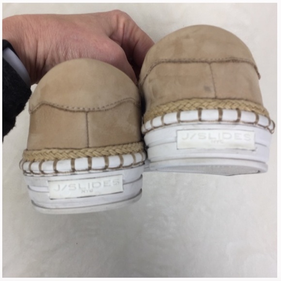 J/Slides Slip On Suede Espadrille Sneakers 6.5 - Picture 4 of 8